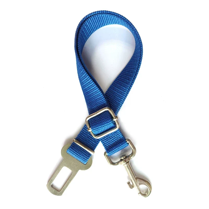 Car Safety Belt for Pet Dog Car Safety Buckle Fixed Rope Adjustable Contraction Band Car Dog Safety Rope