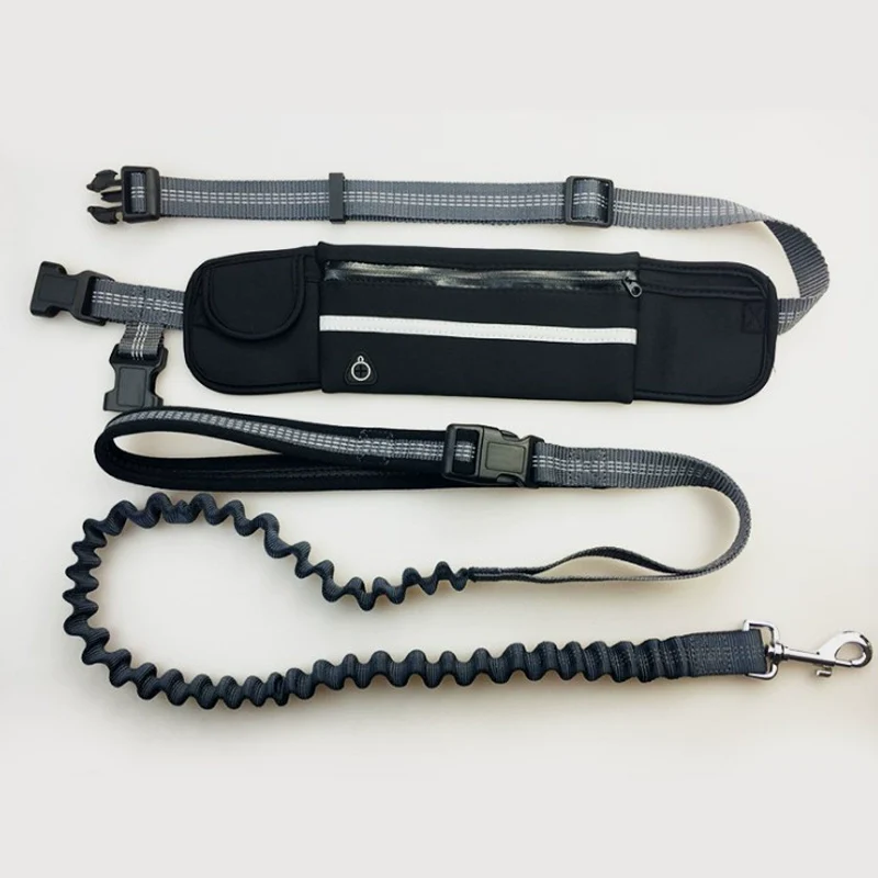Dog Running Rope Waterproof Hand Holding Rope Waist Bag Small and Medium-Sized Dogs Dog Leash Multifunctional Outdoor Exercise Sports Traction