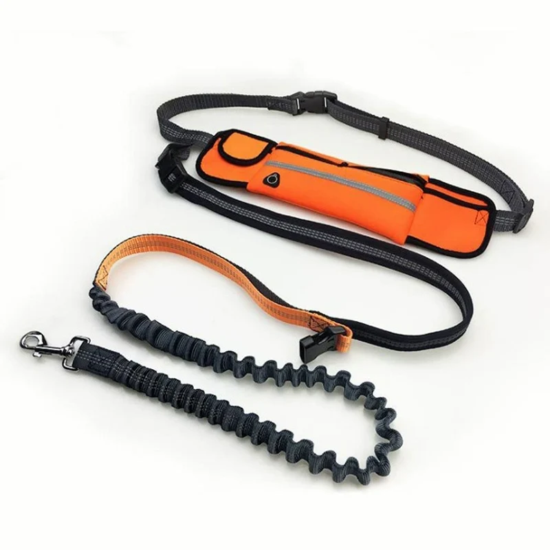 Dog Running Rope Waterproof Hand Holding Rope Waist Bag Small and Medium-Sized Dogs Dog Leash Multifunctional Outdoor Exercise Sports Traction