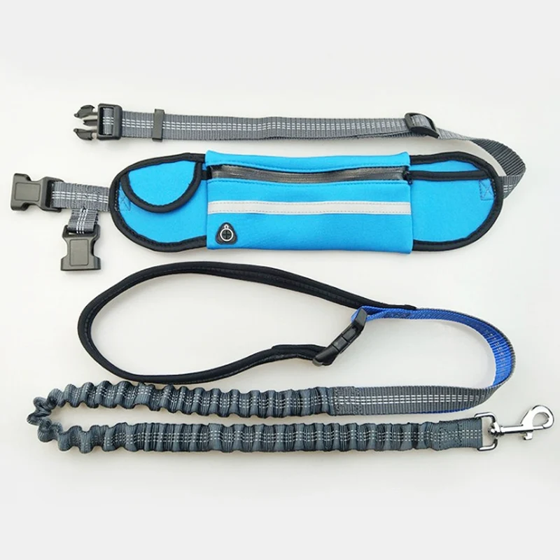 Dog Running Rope Waterproof Hand Holding Rope Waist Bag Small and Medium-Sized Dogs Dog Leash Multifunctional Outdoor Exercise Sports Traction