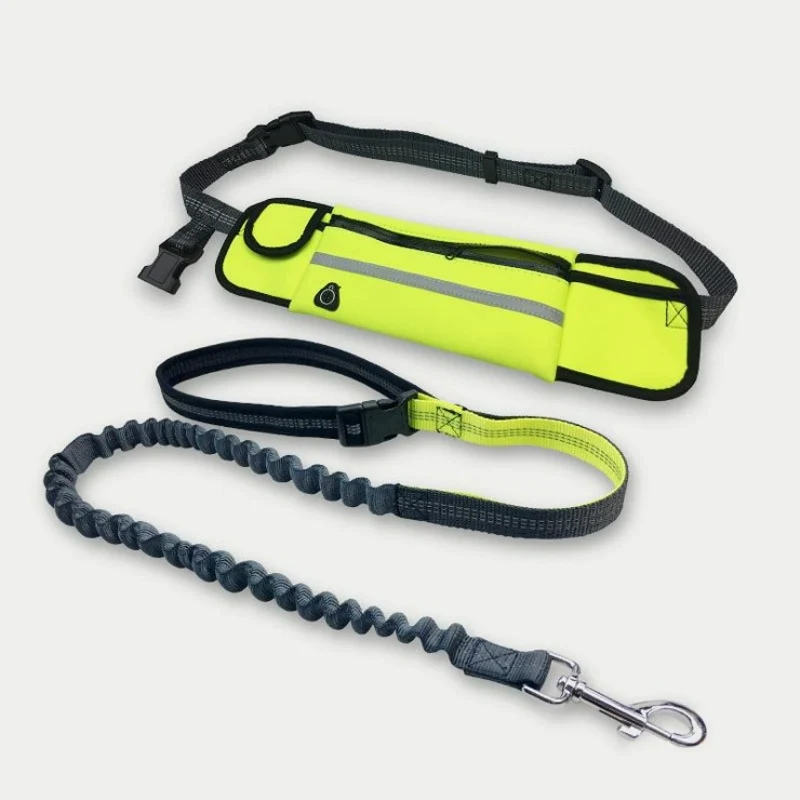 Dog Running Rope Waterproof Hand Holding Rope Waist Bag Small and Medium-Sized Dogs Dog Leash Multifunctional Outdoor Exercise Sports Traction