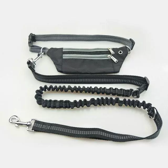 Running Hand Holding Rope Pet Dog Hand Holding Rope Running Sling Dog Running Hand Holding Rope Lace-up Waist Elastic Running Sling