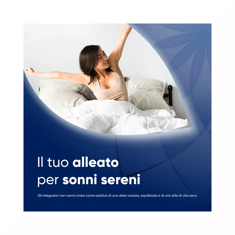 Mag Notte Integratore a base di Melatonina, Magnesio e Griffonia Dormire Bene, Favorire Rilassamento e Qualità Sonno 24 bustine