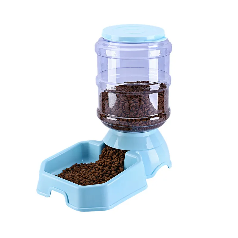 Automatic Dog Feeder Waterer High Capacity Pet Food Bowl Gravity Water Dispenser Pet Bowl for Dogs Cats 3.8 L Dog Accessories