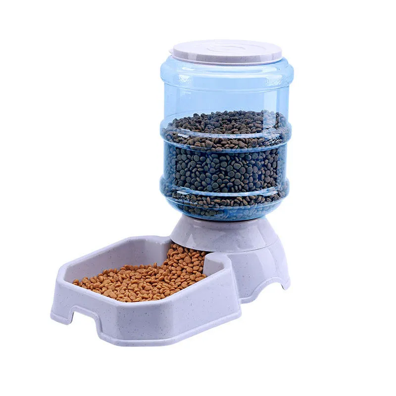 Automatic Dog Feeder Waterer High Capacity Pet Food Bowl Gravity Water Dispenser Pet Bowl for Dogs Cats 3.8 L Dog Accessories