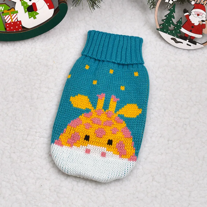 Big Dog Sweater Winter Warm Christmas Clothes for Small Medium Large Dogs Golden Retriever Rottweiler Corgi Cat Pullover Jumper