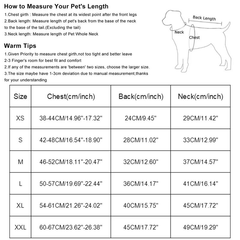 Warm Winter Dog Clothes Waterproof Dogs Vest French Bulldog Jacket Reflective Pet Clothing With Harness For Small Medium Dogs