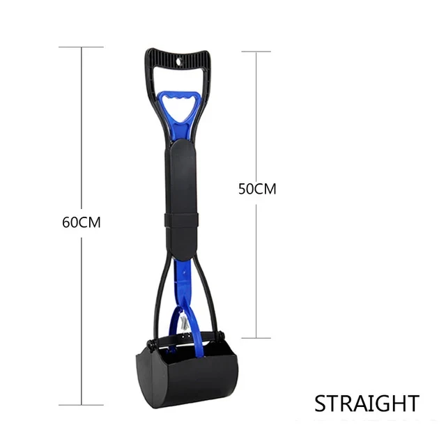 Pet Dog Long Handle Pet Pooper Scooper Dog Cat Waste Picker Jaw Poop Scoop Pick Up Clean Waste Cleaning Tools Pet Supplies 60CM