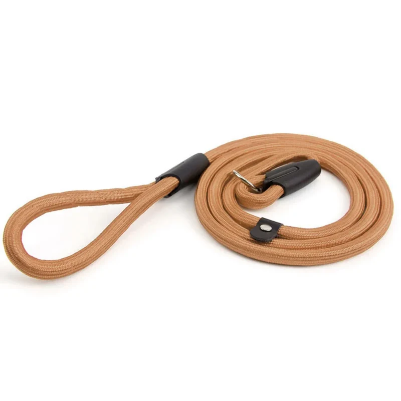 Dog Training Slip Leash Small Dog Slip Lead Puppy Pet Obedience Recall Training Lead Nylon Rope Puppy Dog Slip Rope Leash Collar
