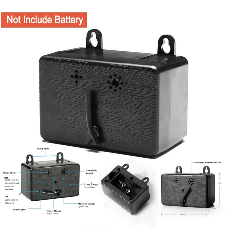 Dog Bark Stopper Deterrents Ultrasonic Pet Repeller Trumpet Outdoor Anti Noise Anti Barking Suppressor Puppy Training Device