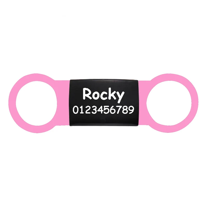 Tag Name Dog Collar name Personalized Cat Tags Slide On Pet Tag ID Silent Custom Dog Tags Engraved Cat Name Customized