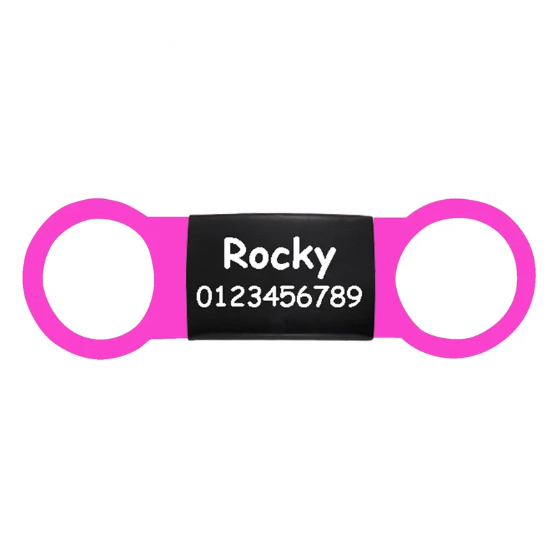 Tag Name Dog Collar name Personalized Cat Tags Slide On Pet Tag ID Silent Custom Dog Tags Engraved Cat Name Customized