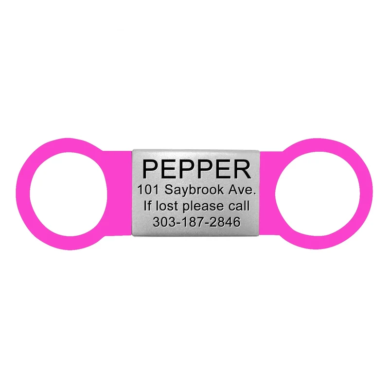Tag Name Dog Collar name Personalized Cat Tags Slide On Pet Tag ID Silent Custom Dog Tags Engraved Cat Name Customized