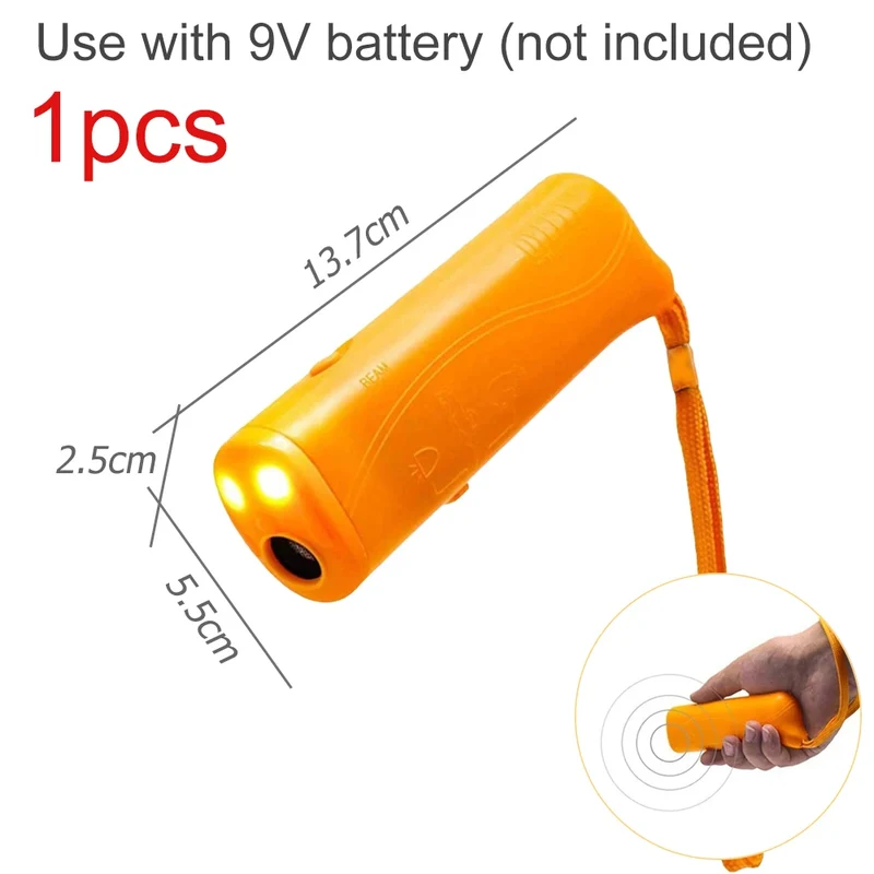 Dog Bark Stopper Deterrents Ultrasonic Stopper Bark Dog Repeller Pet Training Stop Barking Anti Noise Device Pet Supplies