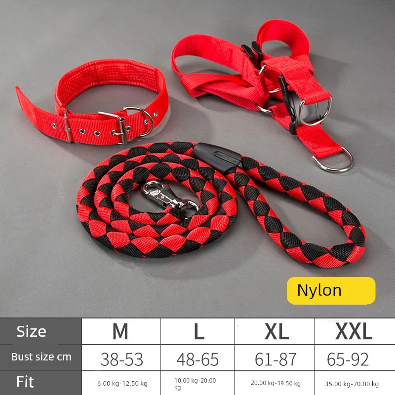 Big Dog P Chain Hand Holding Rope Dog Chain Golden Retriever Rope Medium Large Dog Pet Supplies Traction Belt Collar