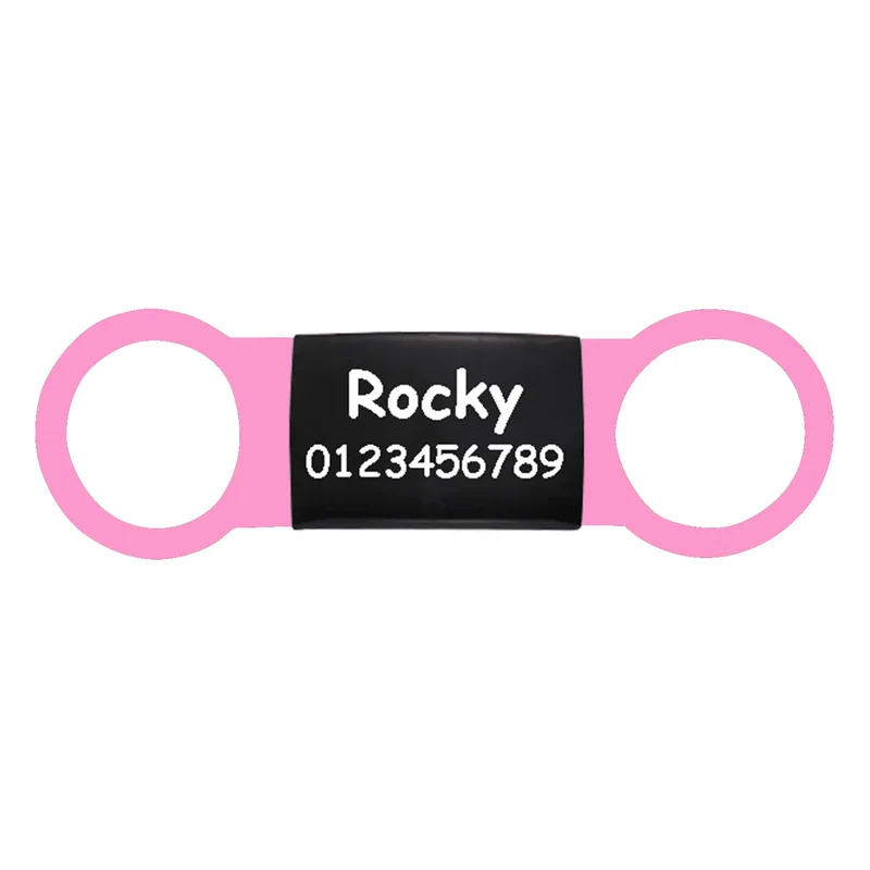 Custom Cat Dog ID Personalized Pet Collar Tag Engraving Charm Name Pendant Bne Necklace Puppy Key Ring Pet Accessories