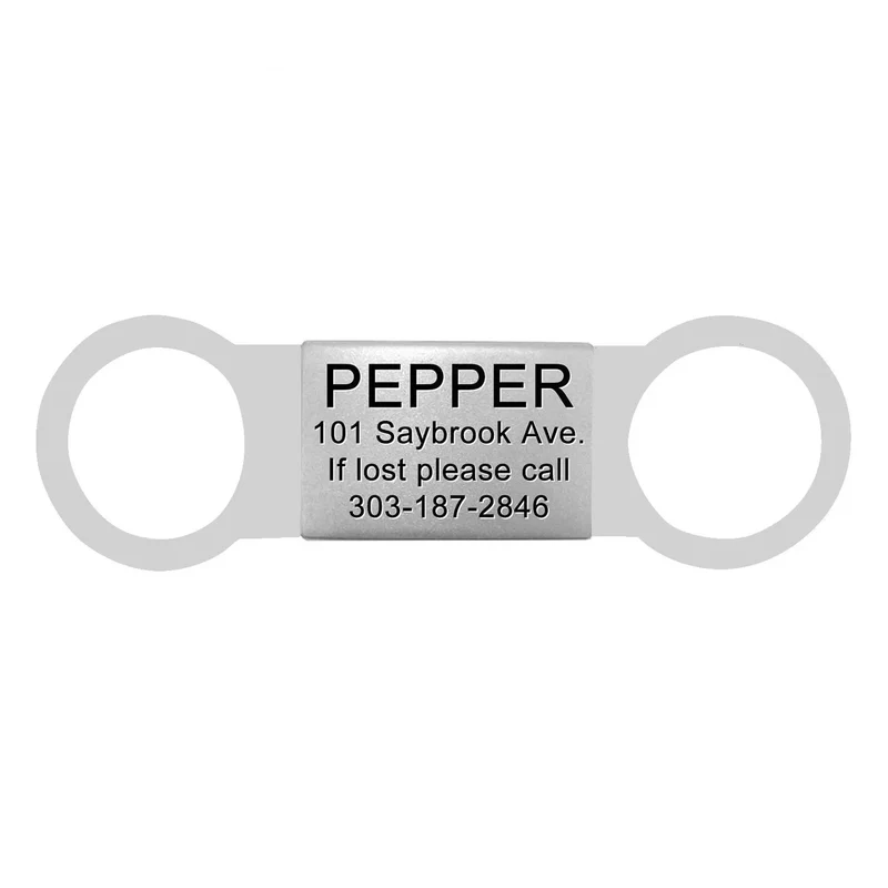 Custom Cat Dog ID Personalized Pet Collar Tag Engraving Charm Name Pendant Bne Necklace Puppy Key Ring Pet Accessories