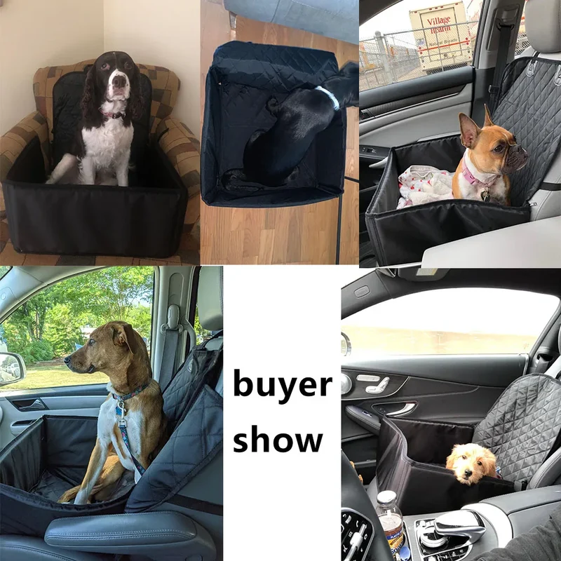 Pet Dog Car Seat Cover 2 in 1 Dog Car Protector Transporter Waterproof Cat Basket Dog Car Seat Hammock For Dogs In The Car