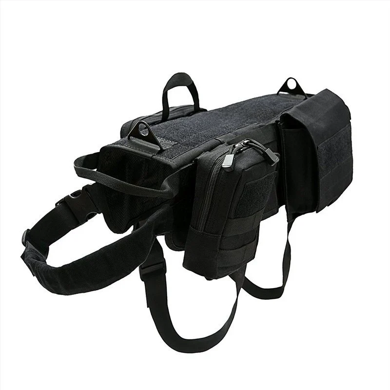 Nylon Tactical Hand Holding Rope Dog Vest
