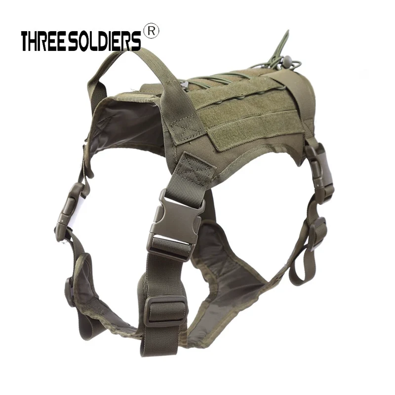 Nylon Tactical Hand Holding Rope Dog Vest