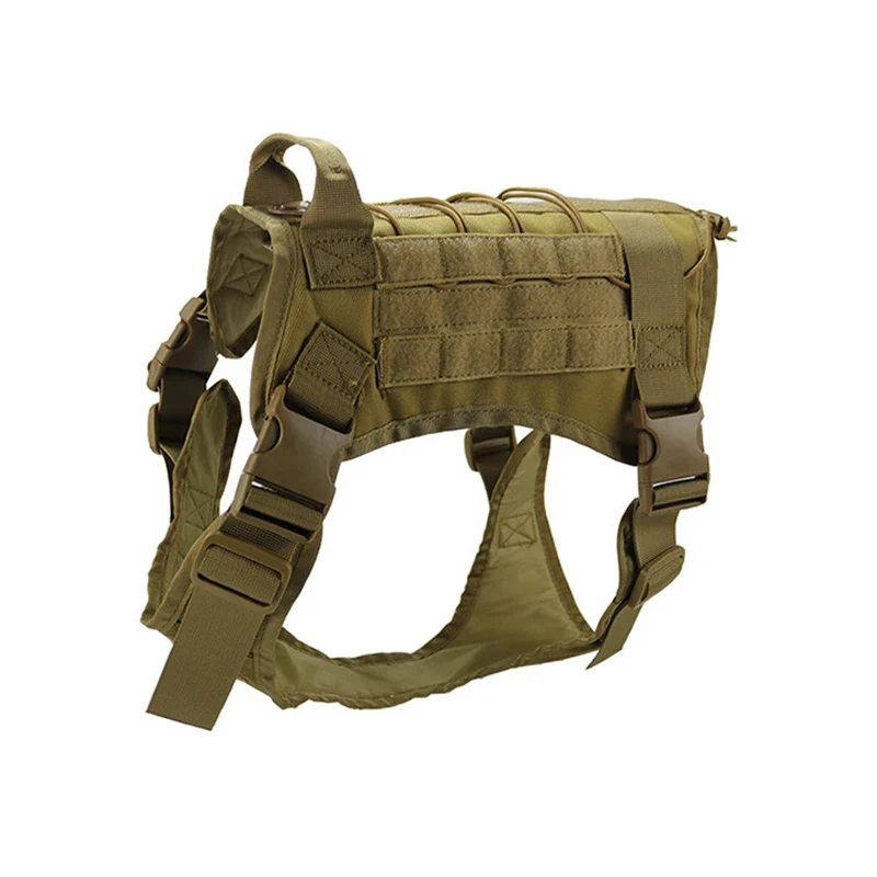 Tactical Dog Harness Military Pet German Shepherd Pet Training Vest Dog Harness and Leash Set for Small Medium Large Dogs