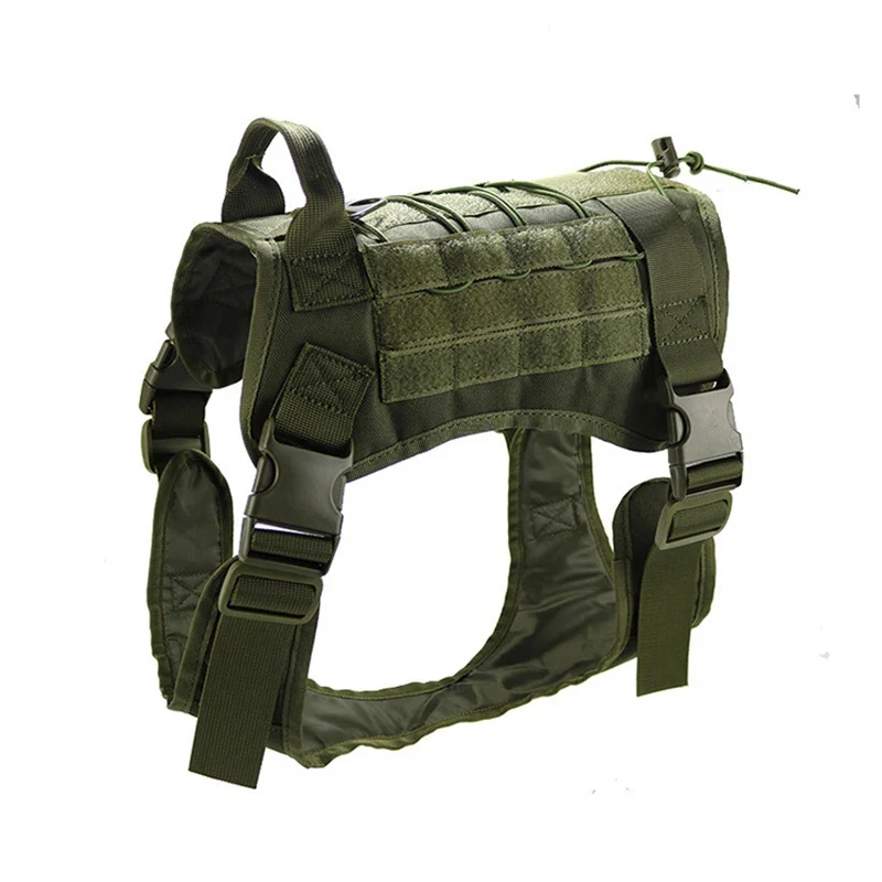 Tactical Dog Harness Military Pet German Shepherd Pet Training Vest Dog Harness and Leash Set for Small Medium Large Dogs