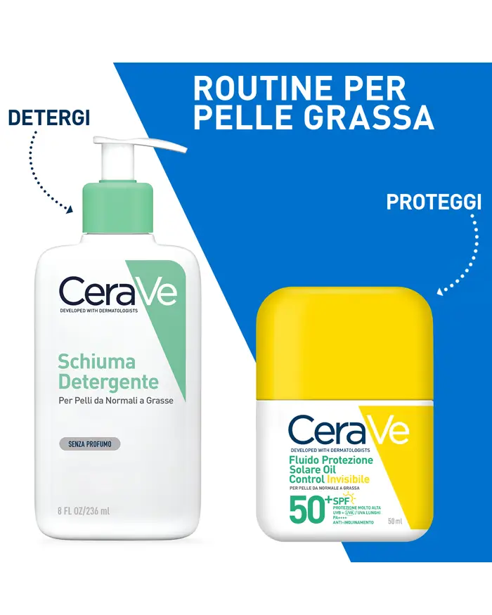 Cerave Fluido Protezione Solare Oil Control Invisibile 50ml SPF50+