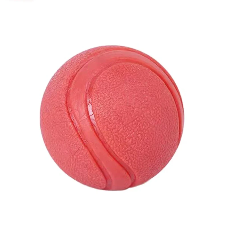 Dog Toy Ball Indestructible Bite-Resistant Elastic Ball Pet Dog Interactive Training To Relieve Boredom Molar Solid Rubber Ball