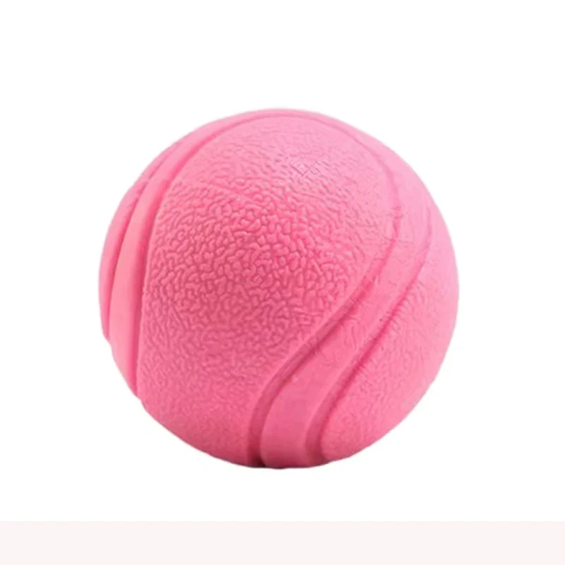 Dog Toy Ball Indestructible Bite-Resistant Elastic Ball Pet Dog Interactive Training To Relieve Boredom Molar Solid Rubber Ball