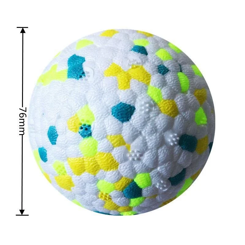 Dog Toy Ball Self-Hi Relieving Stuffy Bite-Resistant Molar Golden Retriever/Border Collie Large Dog Pet Frisbee Pull Ring Dog Training Special