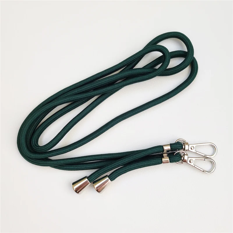 Dual Hook Crossbody Cord Lanyard For Mobile Phone Universal Adjustable Strap Bold 6mm Long Shoelace Clip Neck Hang Tether Rope