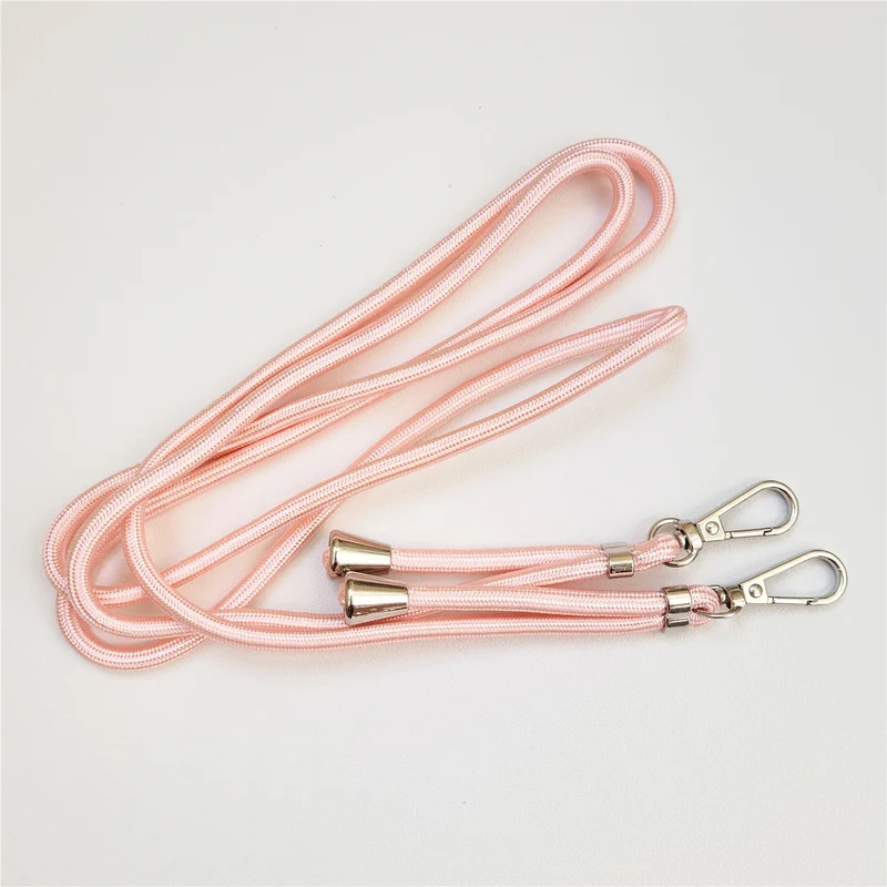 Dual Hook Crossbody Cord Lanyard For Mobile Phone Universal Adjustable Strap Bold 6mm Long Shoelace Clip Neck Hang Tether Rope