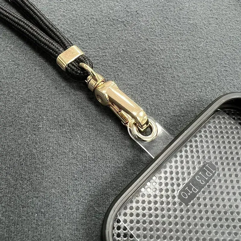 Adjustable Crossbody Strap Hanging Mobile Phone Back Clip Fixed Card Hanging Neck Universal Lanyard Safety And Anti Loss