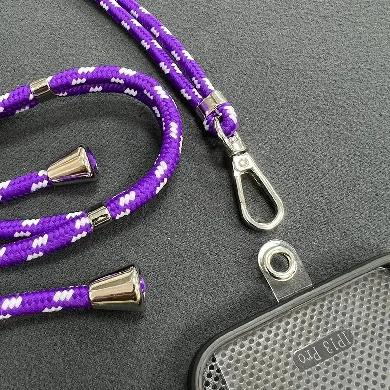 Adjustable Crossbody Strap Hanging Mobile Phone Back Clip Fixed Card Hanging Neck Universal Lanyard Safety And Anti Loss
