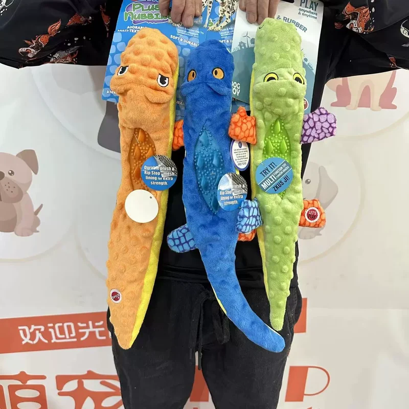 Godog/Beanie Velvet/Export Tail Single Dog Sound Toy Ringing Paper BB Called Airbag Dinosaur Stuffed Bite-Resistant