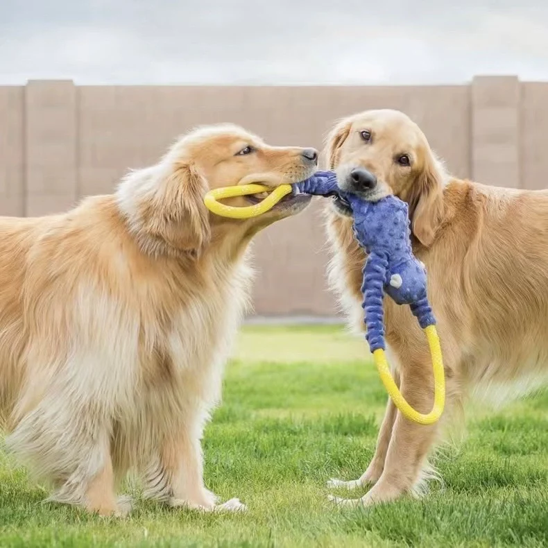 Godog/Beanie Velvet/Export Tail Single Dog Sound Toy Ringing Paper BB Called Airbag Dinosaur Stuffed Bite-Resistant
