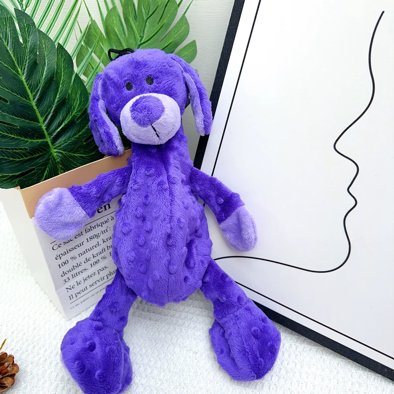 Godog/Beanie Velvet/Export Tail Single Dog Sound Toy Ringing Paper BB Called Airbag Dinosaur Stuffed Bite-Resistant