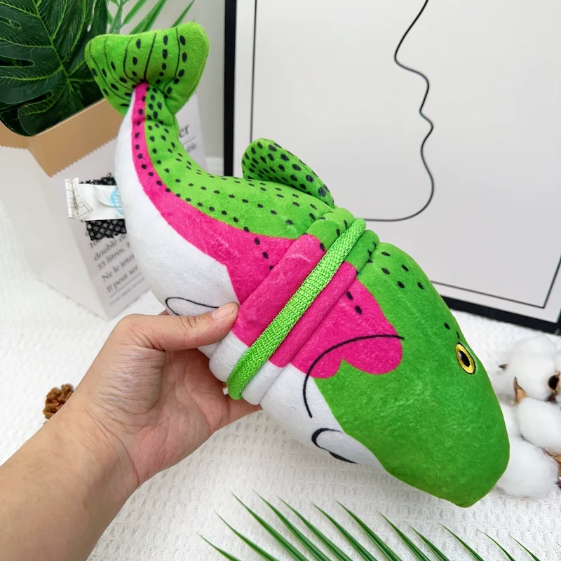 Godog/Beanie Velvet/Export Tail Single Dog Sound Toy Ringing Paper BB Called Airbag Dinosaur Stuffed Bite-Resistant