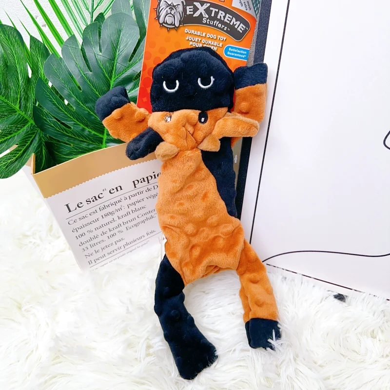 Godog/Beanie Velvet/Export Tail Single Dog Sound Toy Ringing Paper BB Called Airbag Dinosaur Stuffed Bite-Resistant