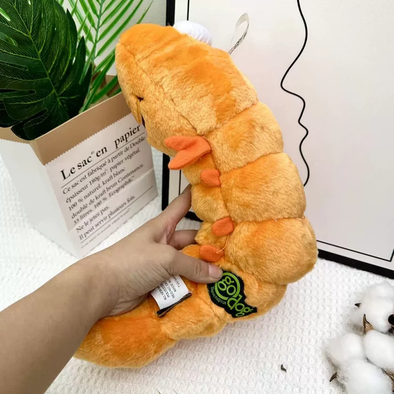 Godog/Beanie Velvet/Export Tail Single Dog Sound Toy Ringing Paper BB Called Airbag Dinosaur Stuffed Bite-Resistant