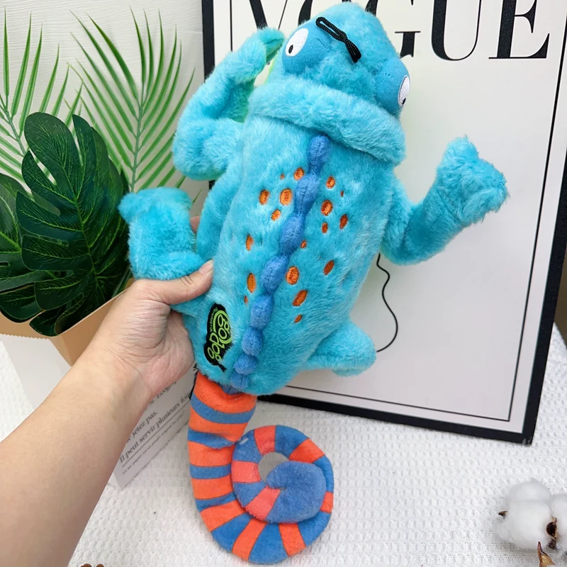 Godog/Beanie Velvet/Export Tail Single Dog Sound Toy Ringing Paper BB Called Airbag Dinosaur Stuffed Bite-Resistant
