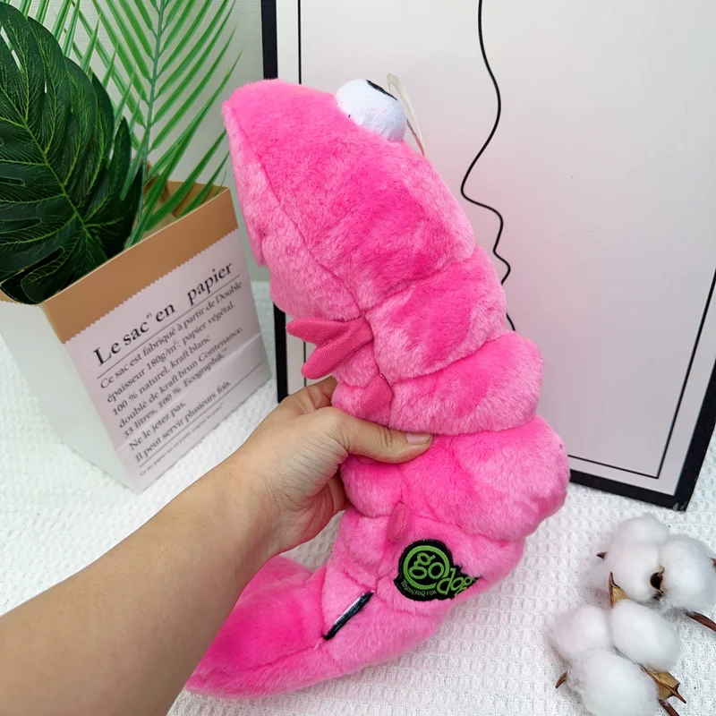 Godog/Beanie Velvet/Export Tail Single Dog Sound Toy Ringing Paper BB Called Airbag Dinosaur Stuffed Bite-Resistant