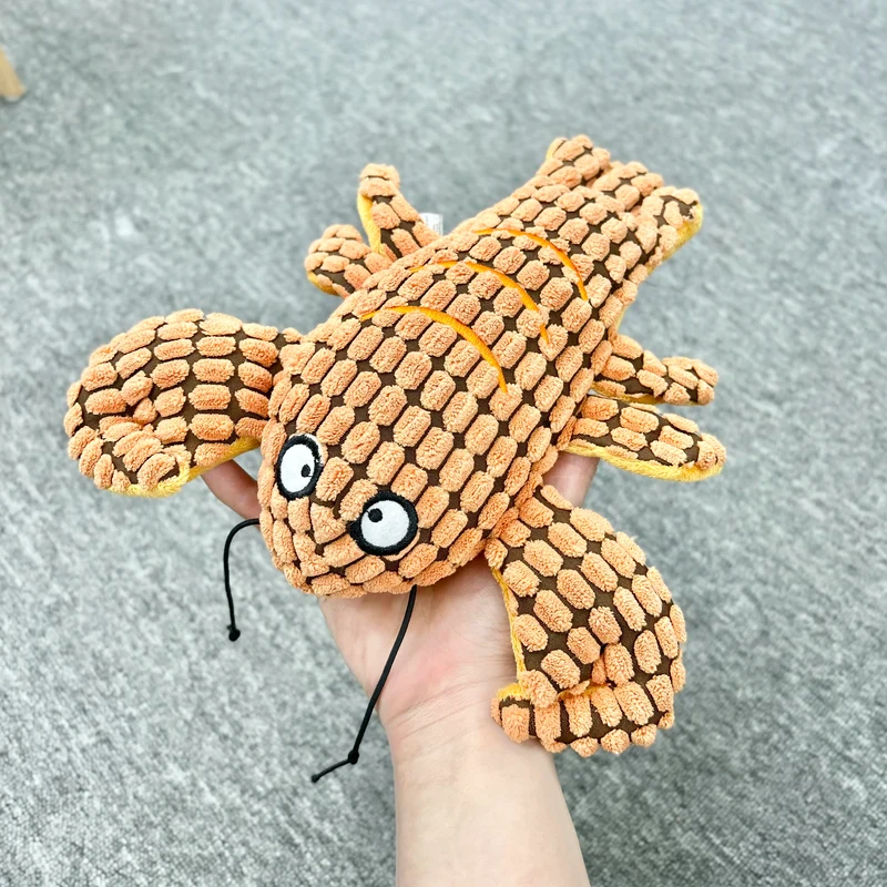 Marine Animal Series Pet Dog Plush Sound Toy Octopus Whale Crab Bite Accompany Foreign Trade Original Order