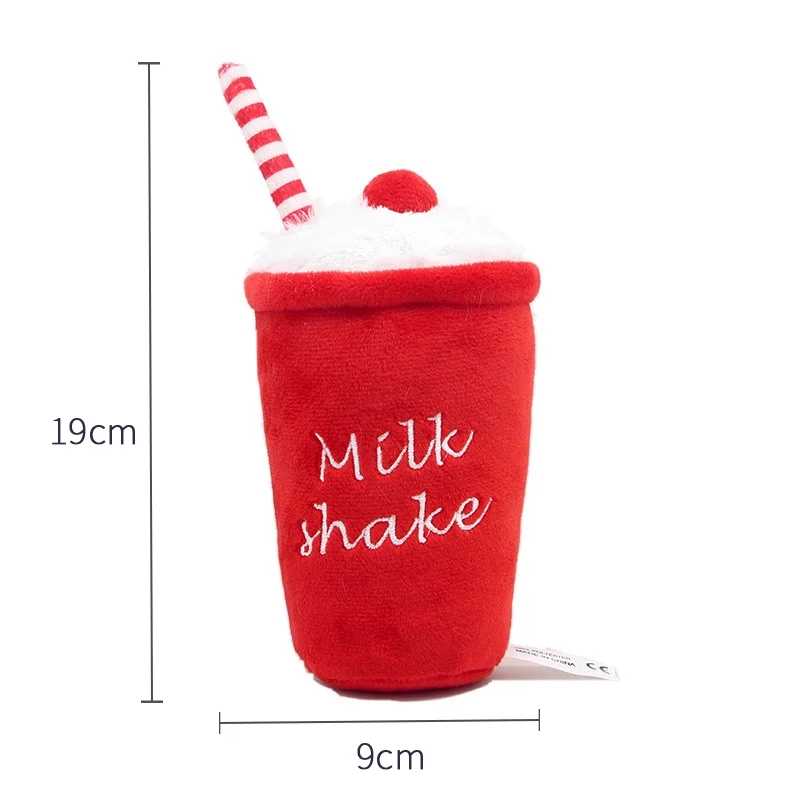 Ketmart | Cat Dog Pet Soft Toys Cartoon Animal Fruit Christmas Press Sound Toy