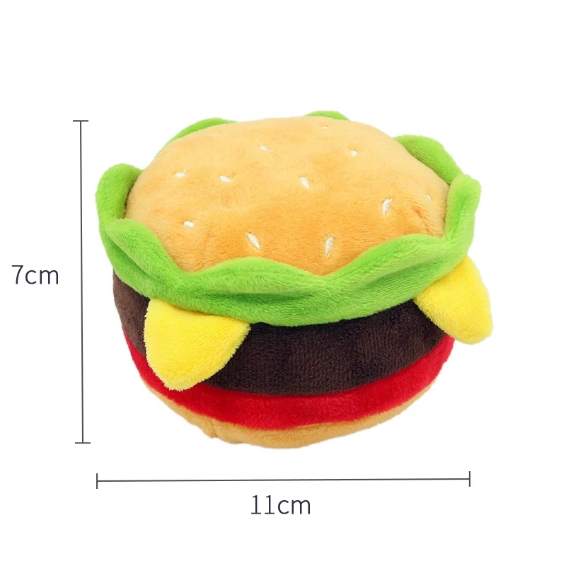 Ketmart | Cat Dog Pet Soft Toys Cartoon Animal Fruit Christmas Press Sound Toy