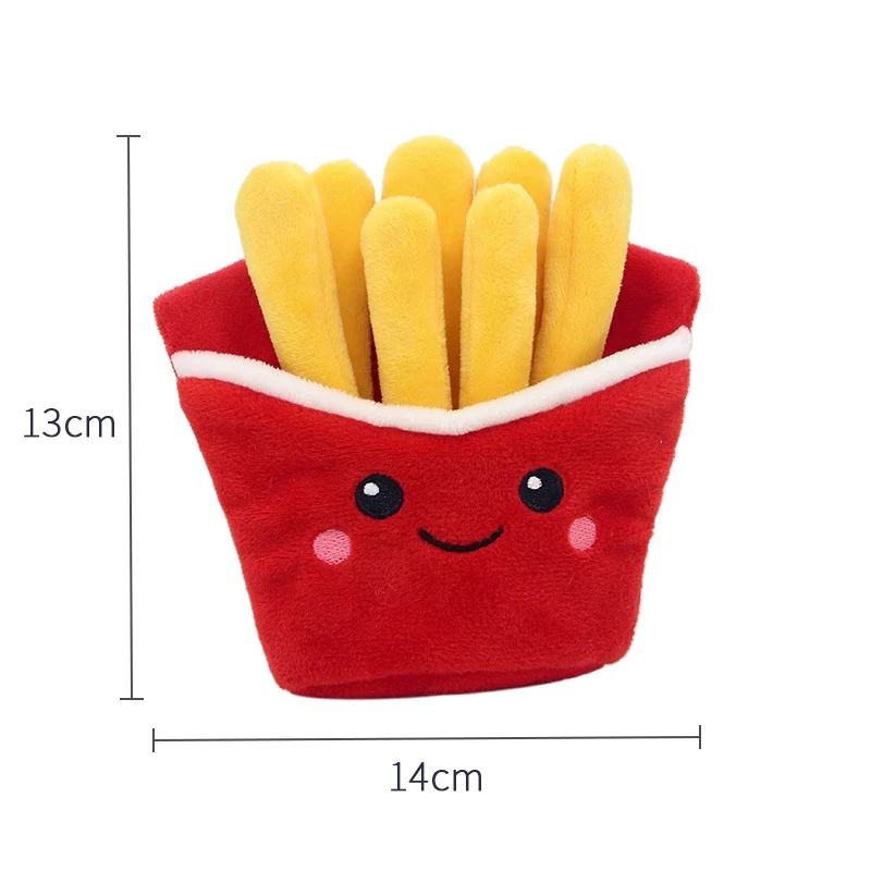 Ketmart | Cat Dog Pet Soft Toys Cartoon Animal Fruit Christmas Press Sound Toy