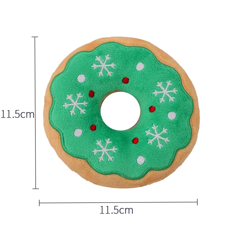 Ketmart | Cat Dog Pet Soft Toys Cartoon Animal Fruit Christmas Press Sound Toy