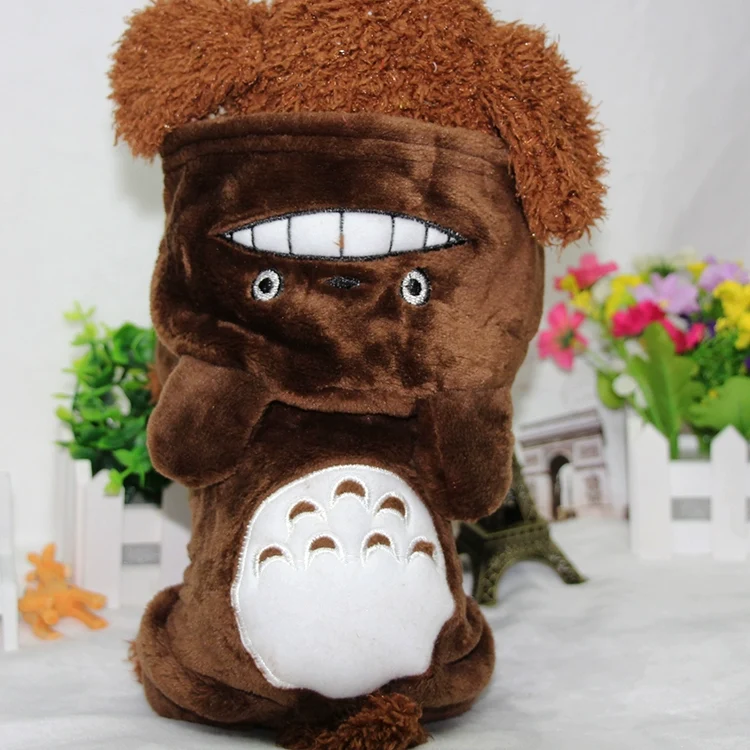 Teddy Pet Costume Small Dog Cotton-Padded Clothes for Autumn and Winter Totoro