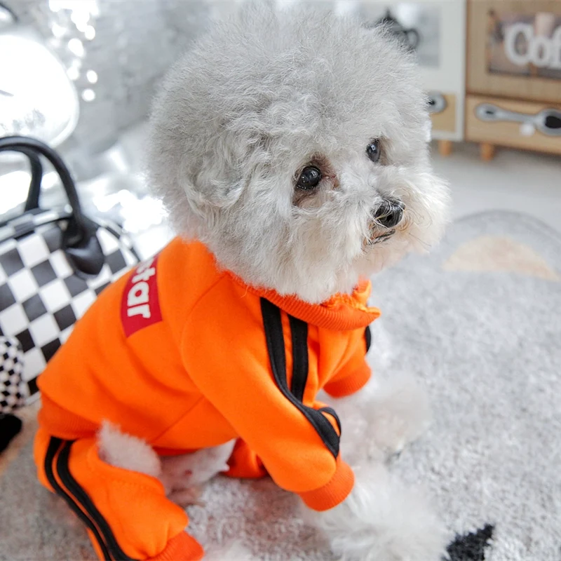 Pet Trendy Four-Legged Pet Clothing Pet Bichon Pomeranian Schnauzer Small Size Dogs Puppy Poodle Dog Clothes Spring and Autumn Clothing