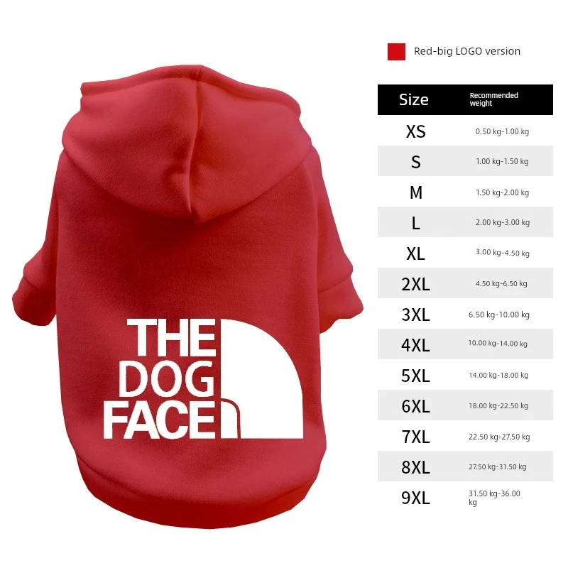 Pet Dog Cat Clothes Schnauzer Teddy Small, Medium and Large Dogs Autumn and Winter Fleece Lined Padded Warm Keeping Fashion Brand Sweater